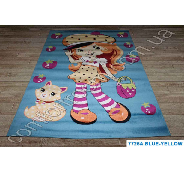 Килим Super Elmas 7726A blue - Фото 1